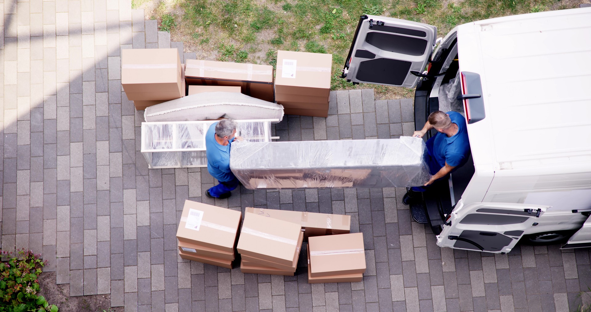 House Move Van. Furniture delivery